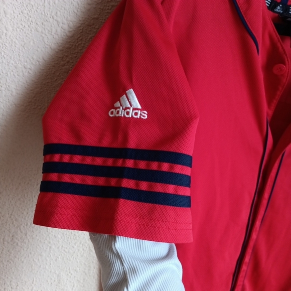 Adidas St. Louis Cardinals #7 Holliday Jersey Youth XL 18/20 Red & Navy - Picture 6 of 10